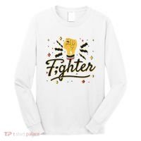Fighter Powerful Fist Long Sleeve Shirt thumb 0