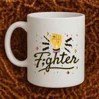 Fighter Powerful Fist Coffee Mug thumb 2