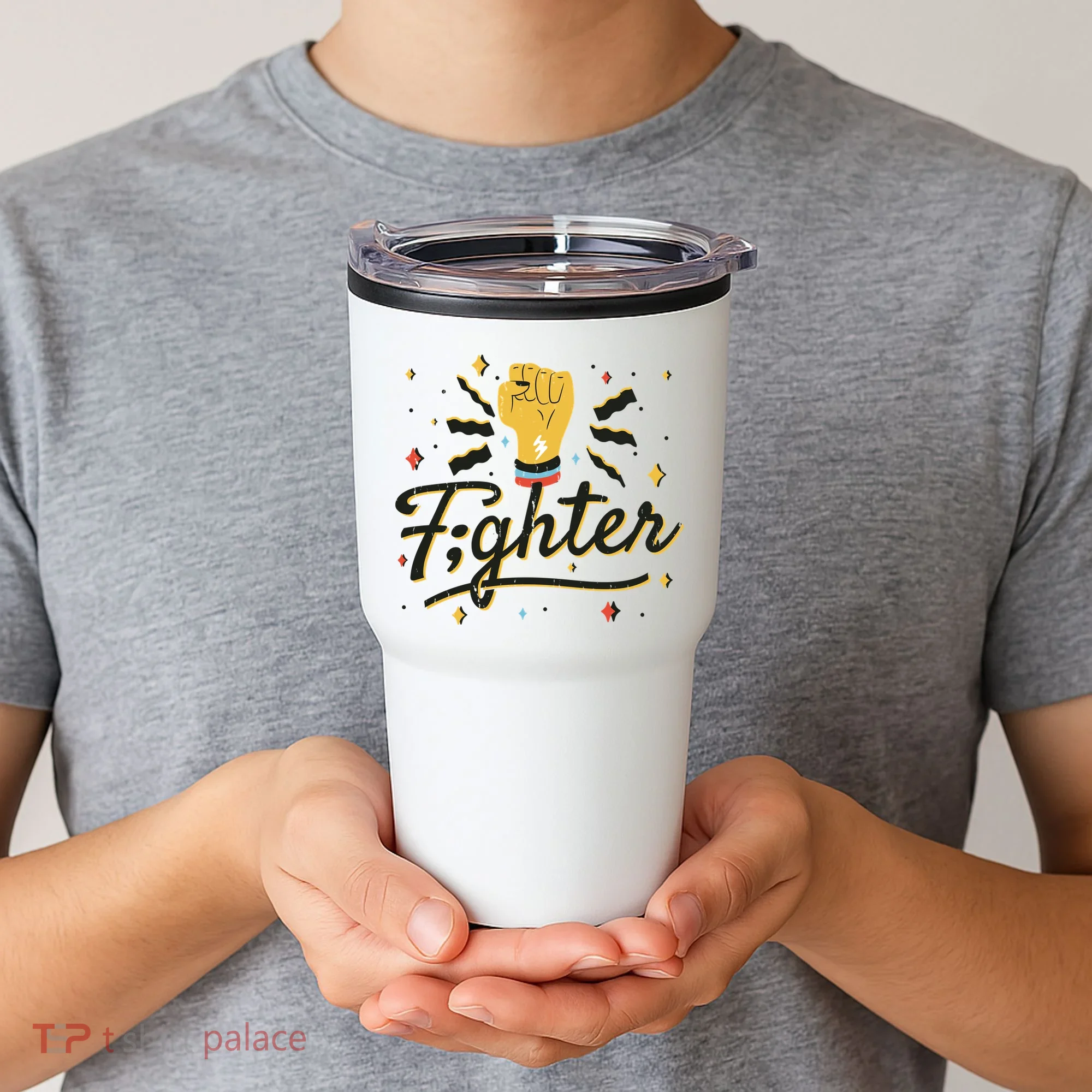 Fighter Powerful Fist Tumbler