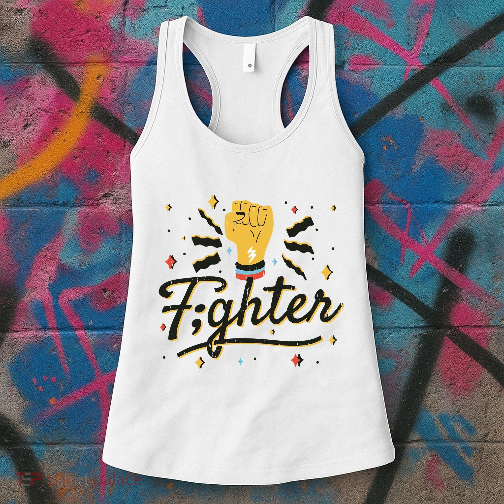Fighter Powerful Fist Women's Tank Top