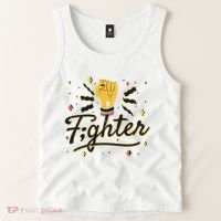 Fighter Powerful Fist Tank Top thumb 2