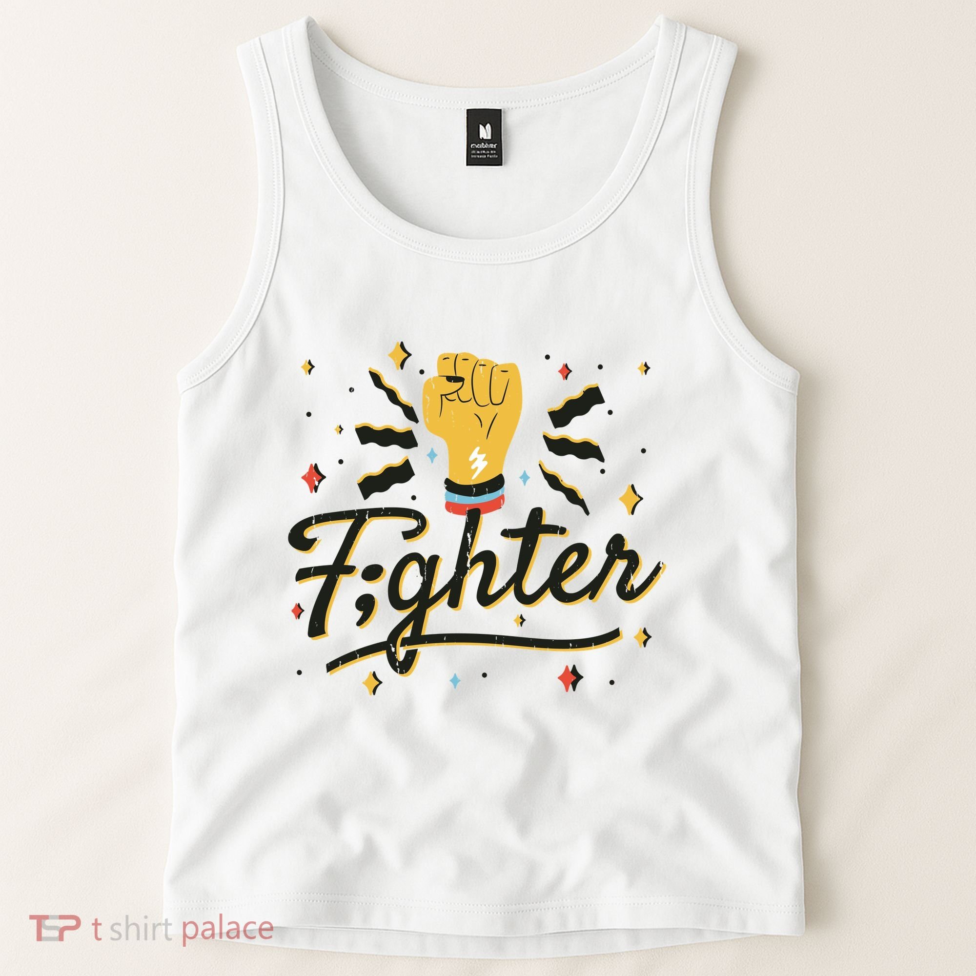 Fighter Powerful Fist Tank Top