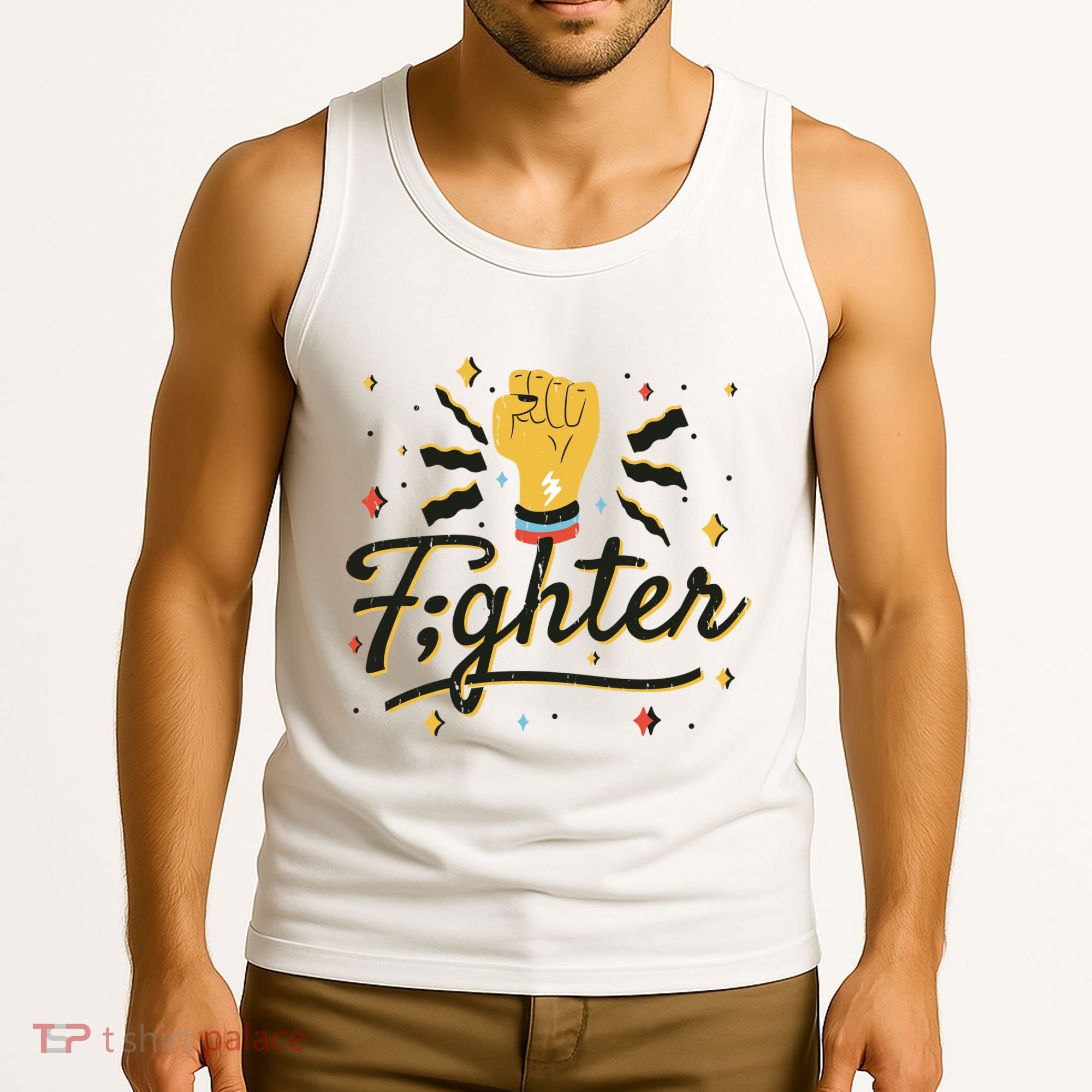 Fighter Powerful Fist Tank Top