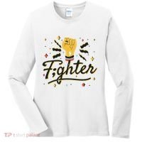 Fighter Powerful Fist Women's Long Sleeve Shirt thumb 0