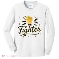 Fighter Powerful Fist Kids Long Sleeve Shirt thumb 0