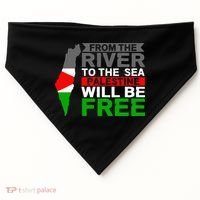 Free Palestine USA-Made Doggie Bandana thumb 0