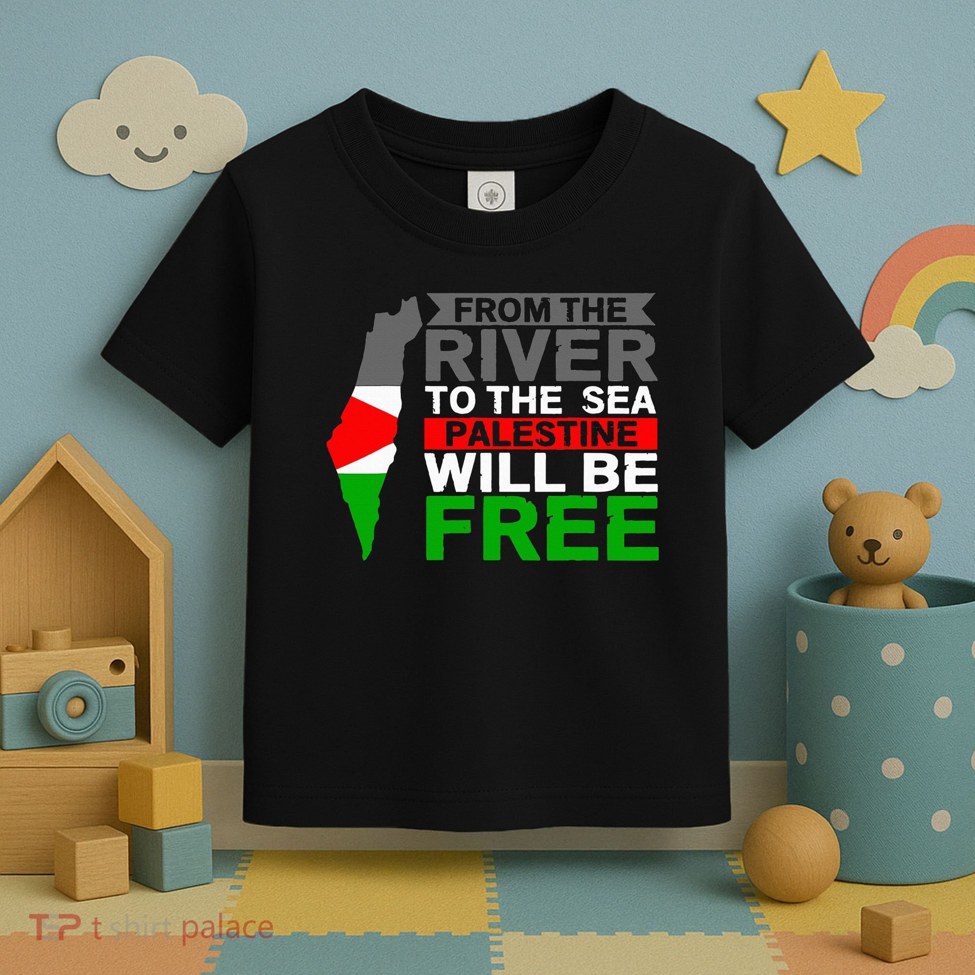 Free Palestine Toddler T-Shirt