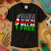 Free Palestine Kids T-Shirt thumb 3