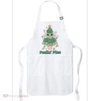 Feelin Pine Funny Christmas Tree Apron thumb 0