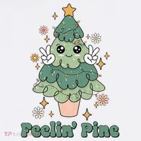 Feelin Pine Funny Christmas Tree Apron thumb 3