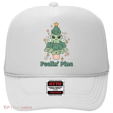 Feelin Pine Funny Christmas Tree Hat