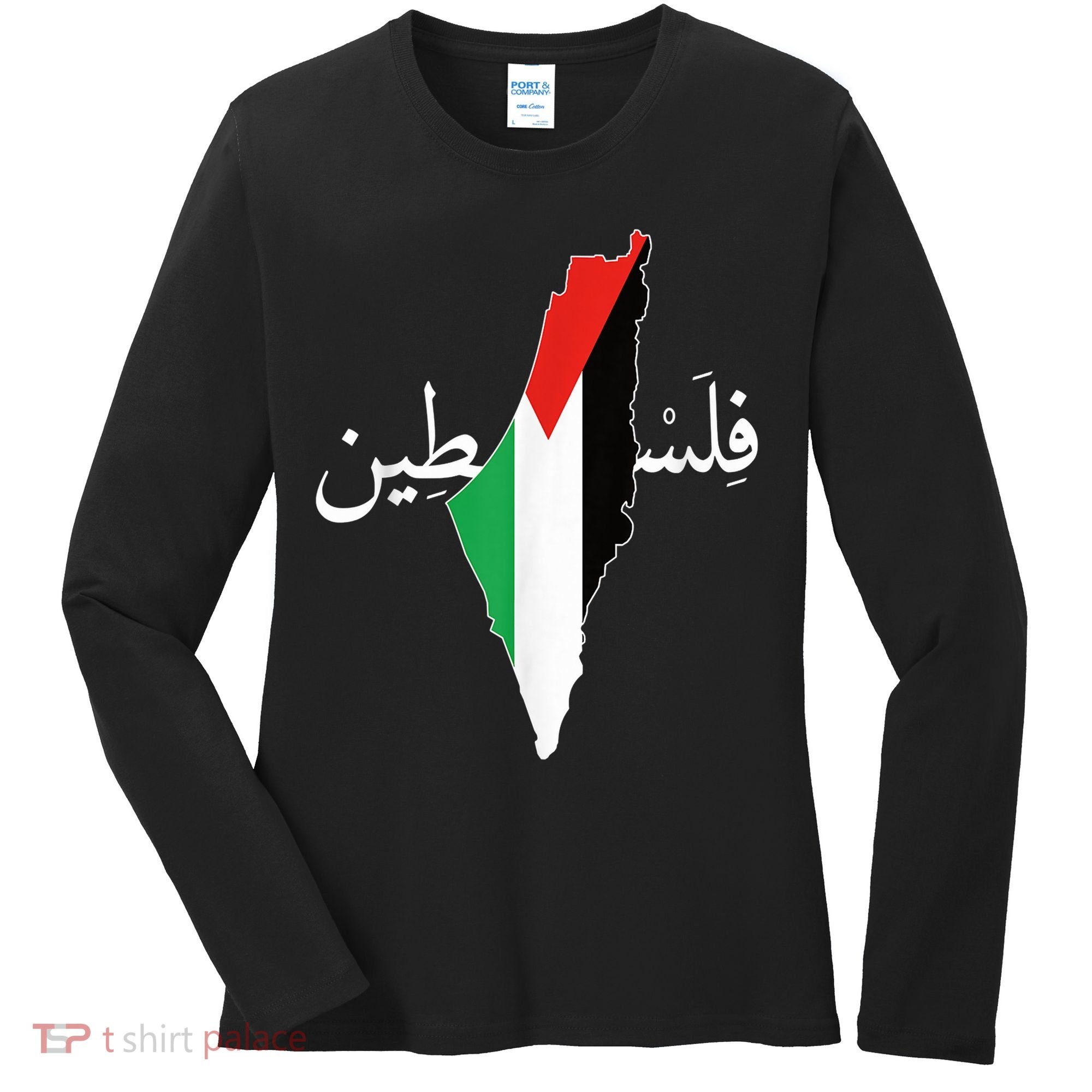 Free Palestine Women's Long Sleeve Shirt