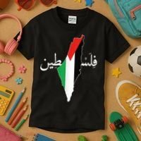 Free Palestine Kids T-Shirt thumb 3