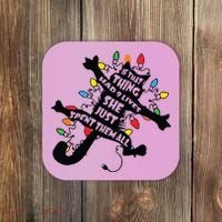 Funny Pussycat From Christmas Vacation Frieds Lover Coaster thumb 0