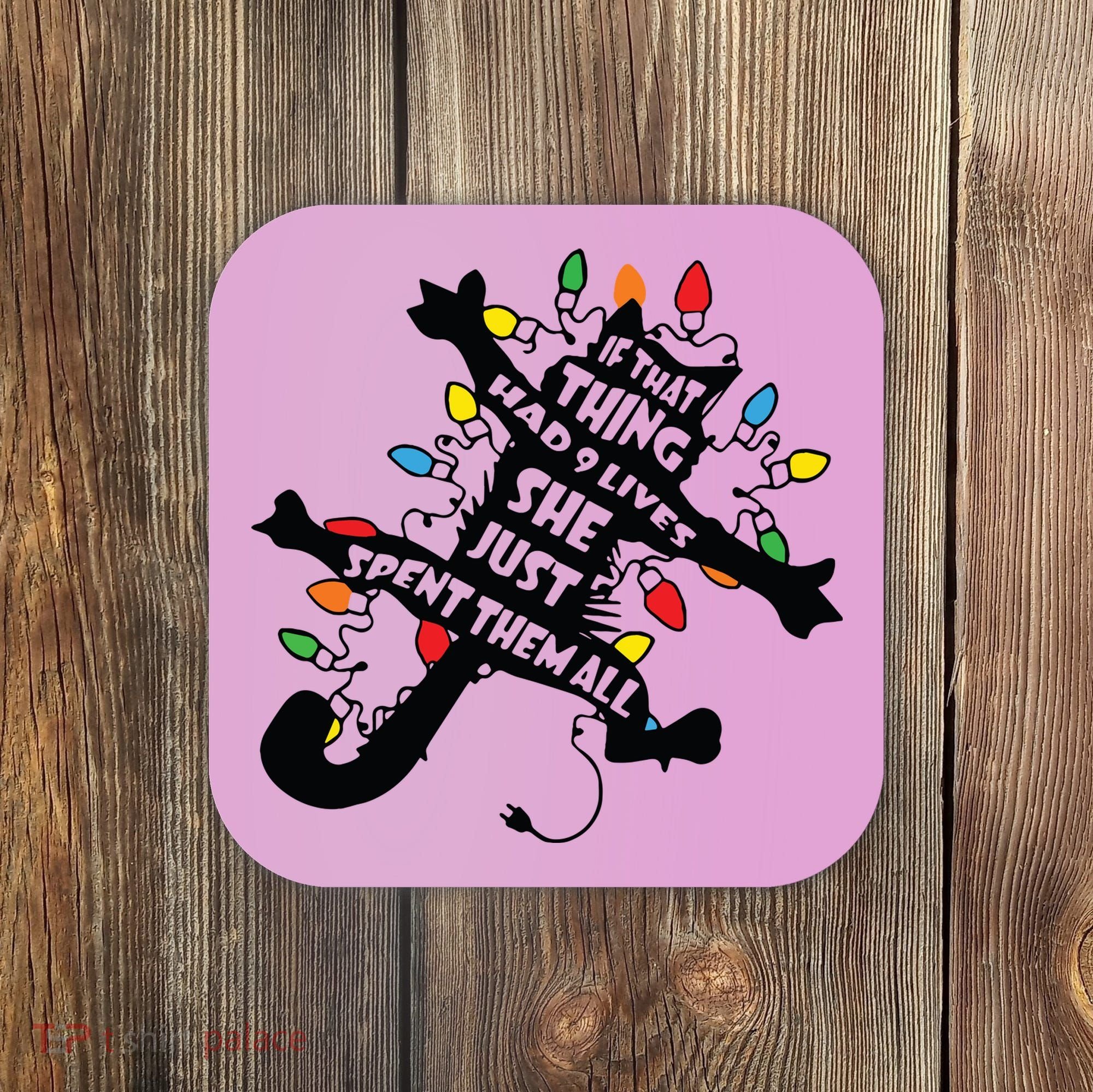 Funny Pussycat From Christmas Vacation Frieds Lover Coaster