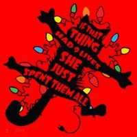 Funny Pussycat From Christmas Vacation Frieds Lover Santa Hat thumb 1