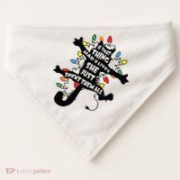 Funny Pussycat From Christmas Vacation Frieds Lover USA-Made Doggie Bandana thumb 0