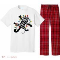 Funny Pussycat From Christmas Vacation Frieds Lover Pajama Set thumb 0