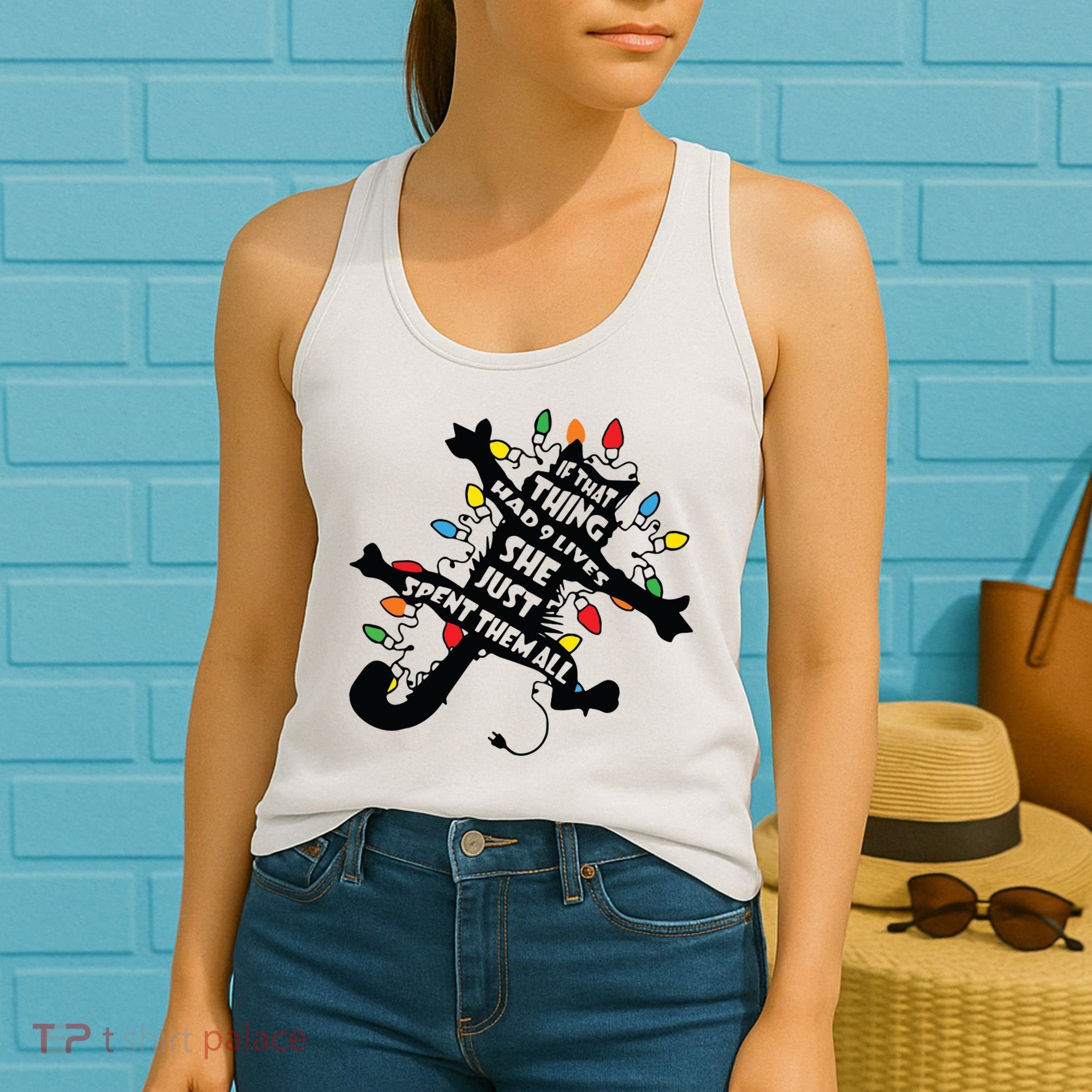 Funny Pussycat From Christmas Vacation Frieds Lover Women's Tank Top