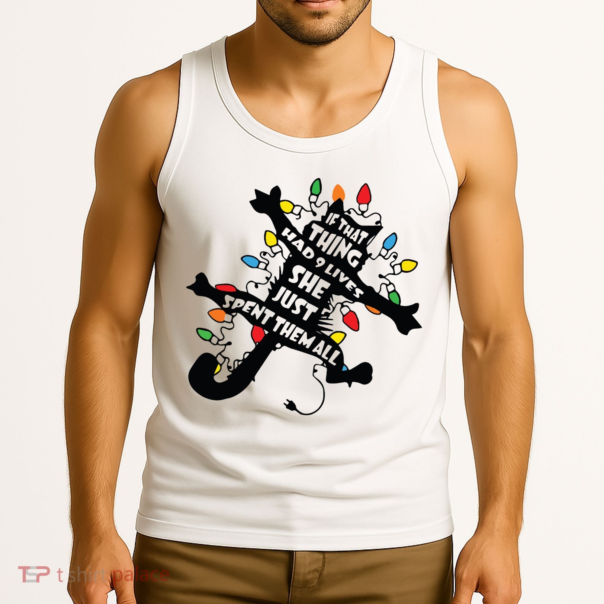 Funny Pussycat From Christmas Vacation Frieds Lover Tank Top