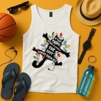 Funny Pussycat From Christmas Vacation Frieds Lover Tank Top thumb 4