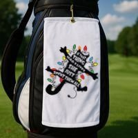 Funny Pussycat From Christmas Vacation Frieds Lover Golf Towel thumb 2