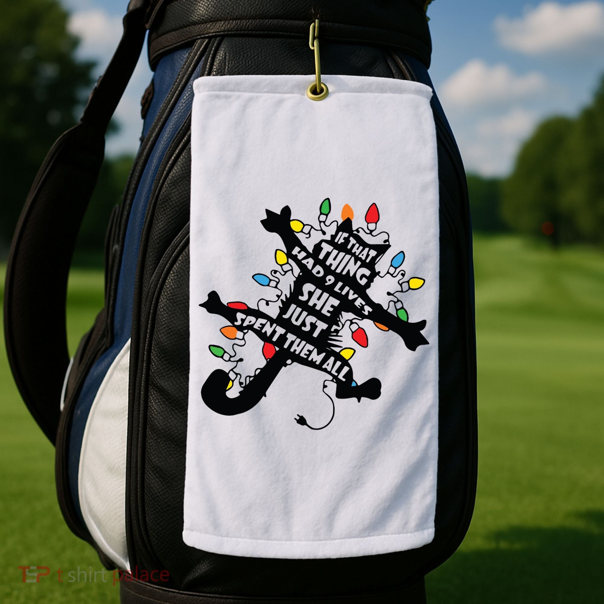 Funny Pussycat From Christmas Vacation Frieds Lover Golf Towel