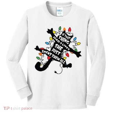 Funny Pussycat From Christmas Vacation Frieds Lover Kids Long Sleeve Shirt