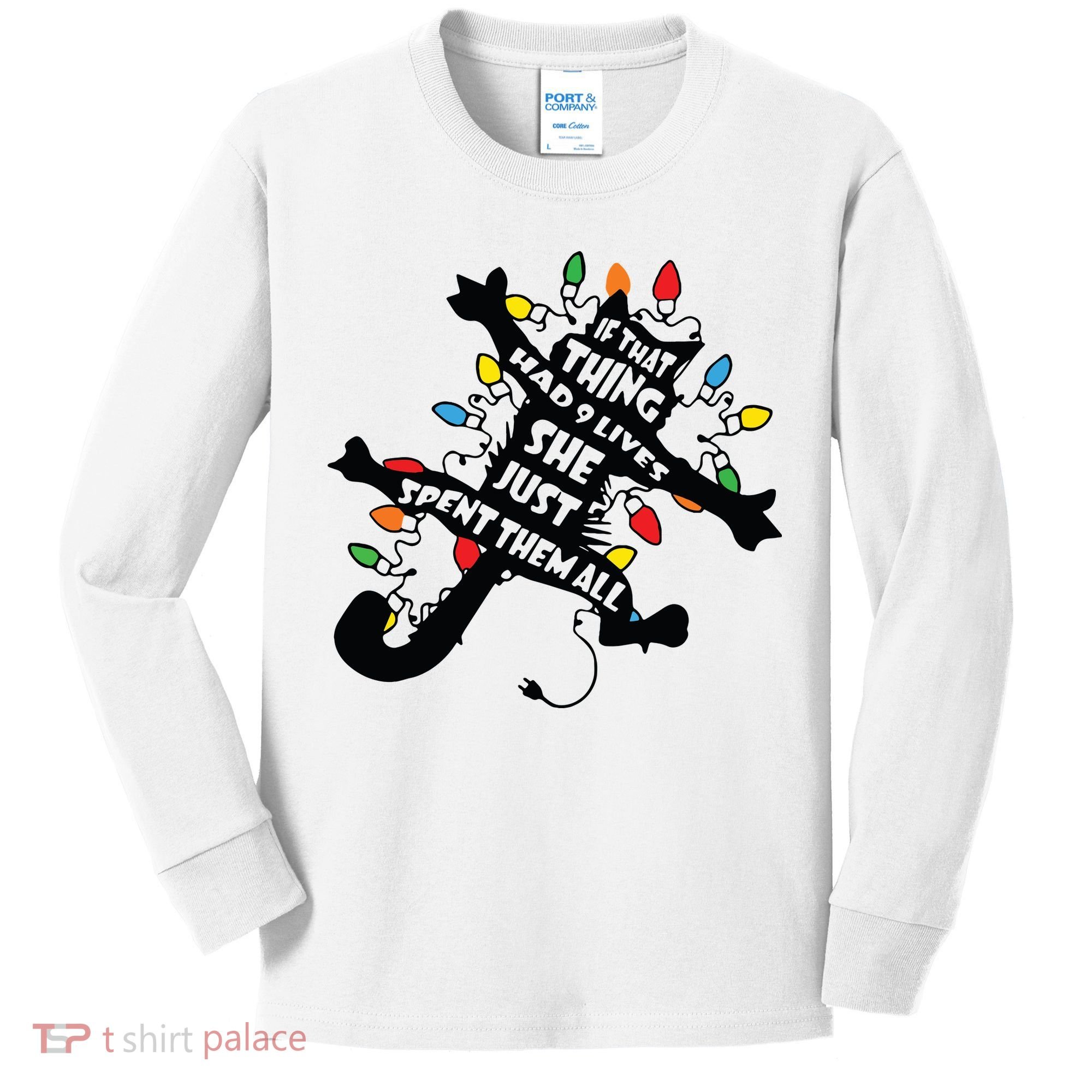 Funny Pussycat From Christmas Vacation Frieds Lover Kids Long Sleeve Shirt
