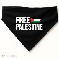 Free Palestine Flag USA-Made Doggie Bandana thumb 0