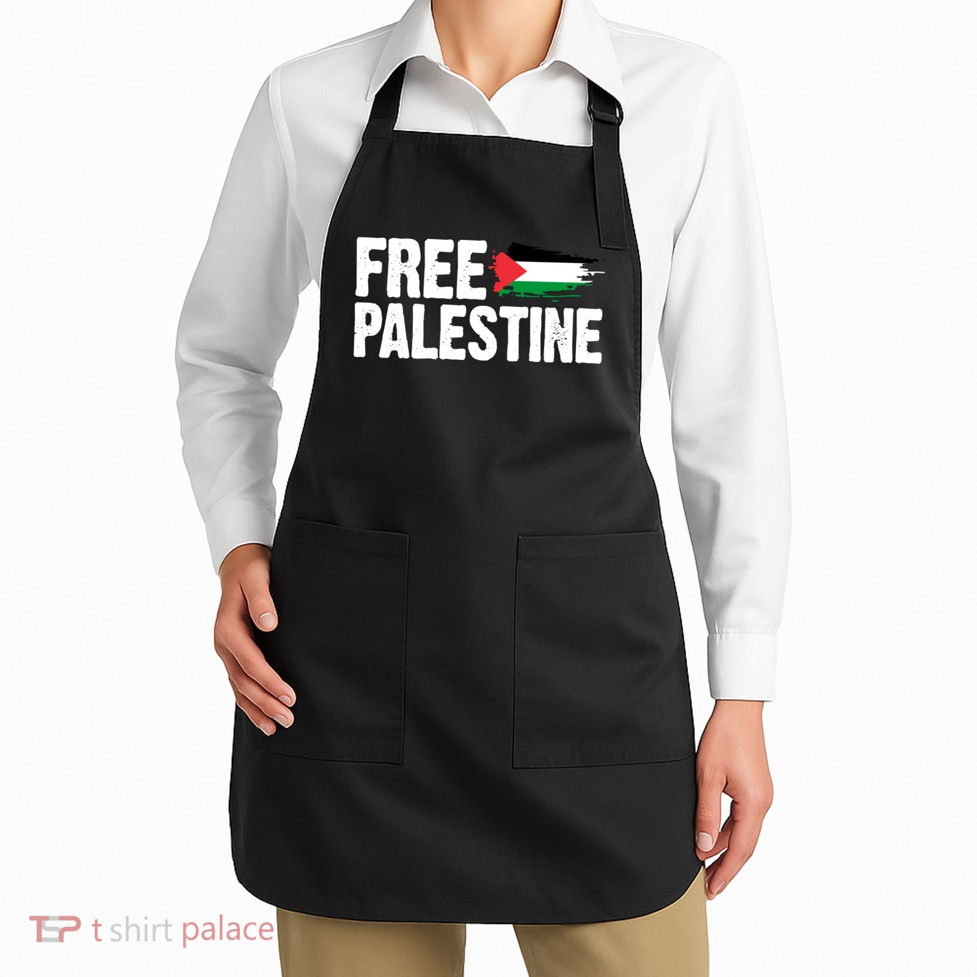 Free Palestine Flag Apron