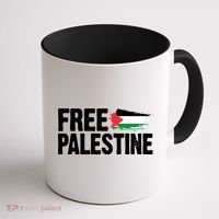 Free Palestine Flag Coffee Mug thumb 1