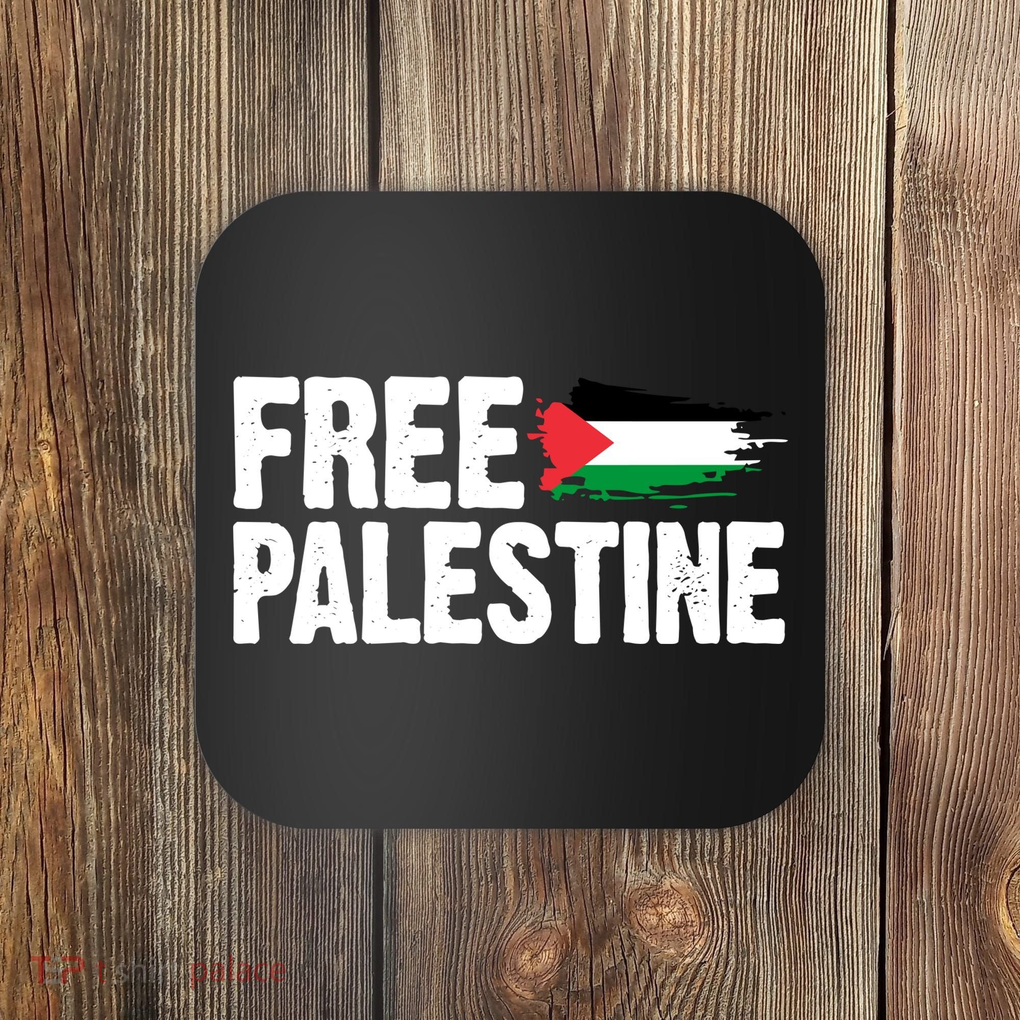 Free Palestine Flag Coaster