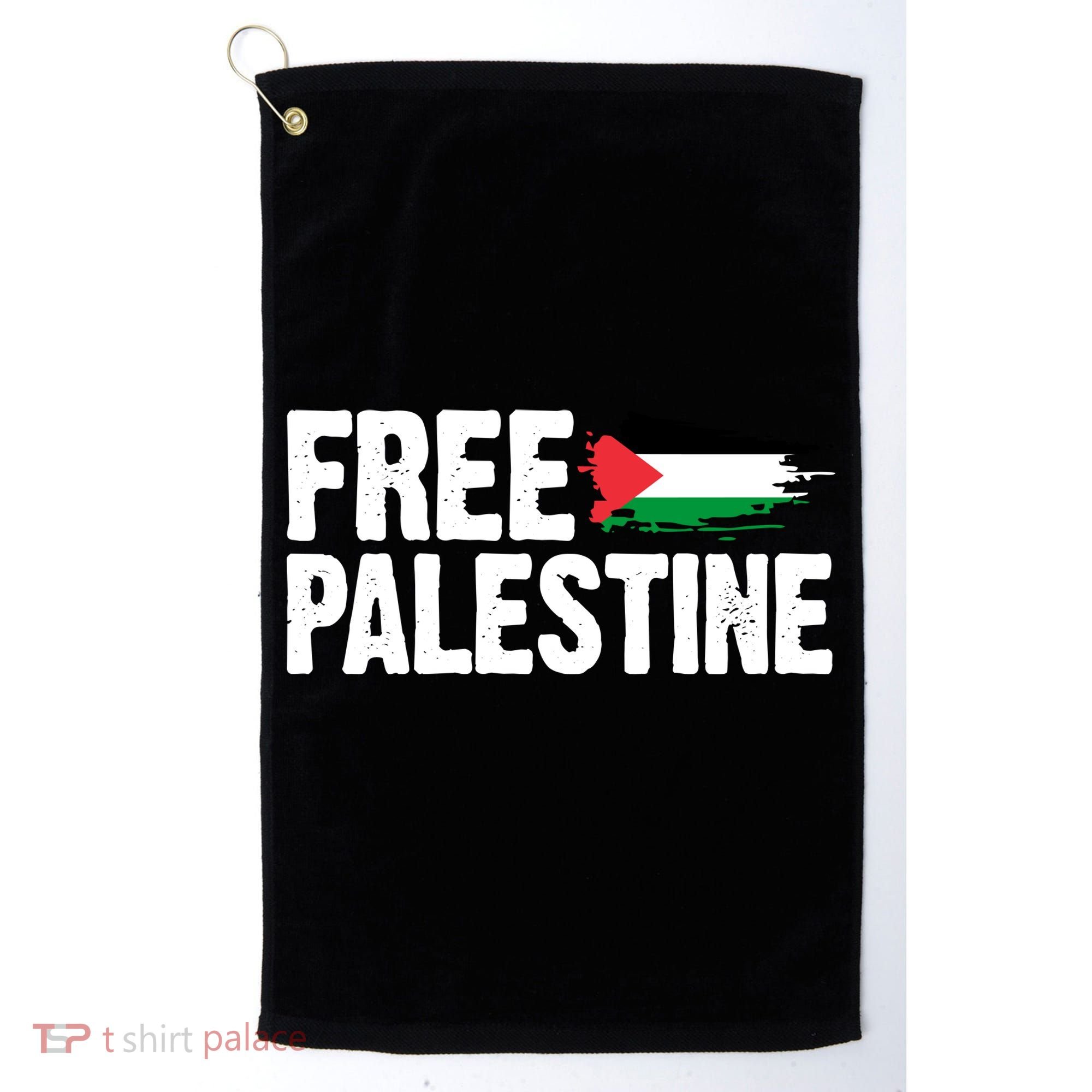 Free Palestine Flag Golf Towel