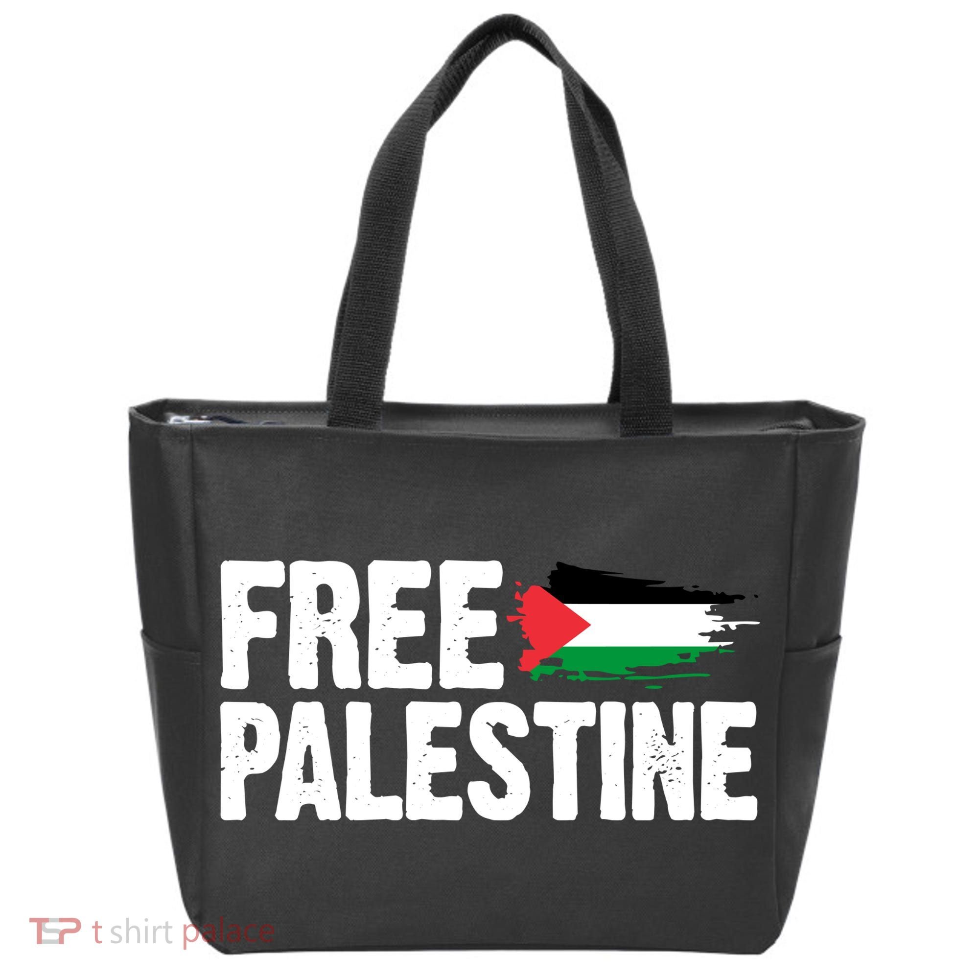 Free Palestine Flag Tote Bag