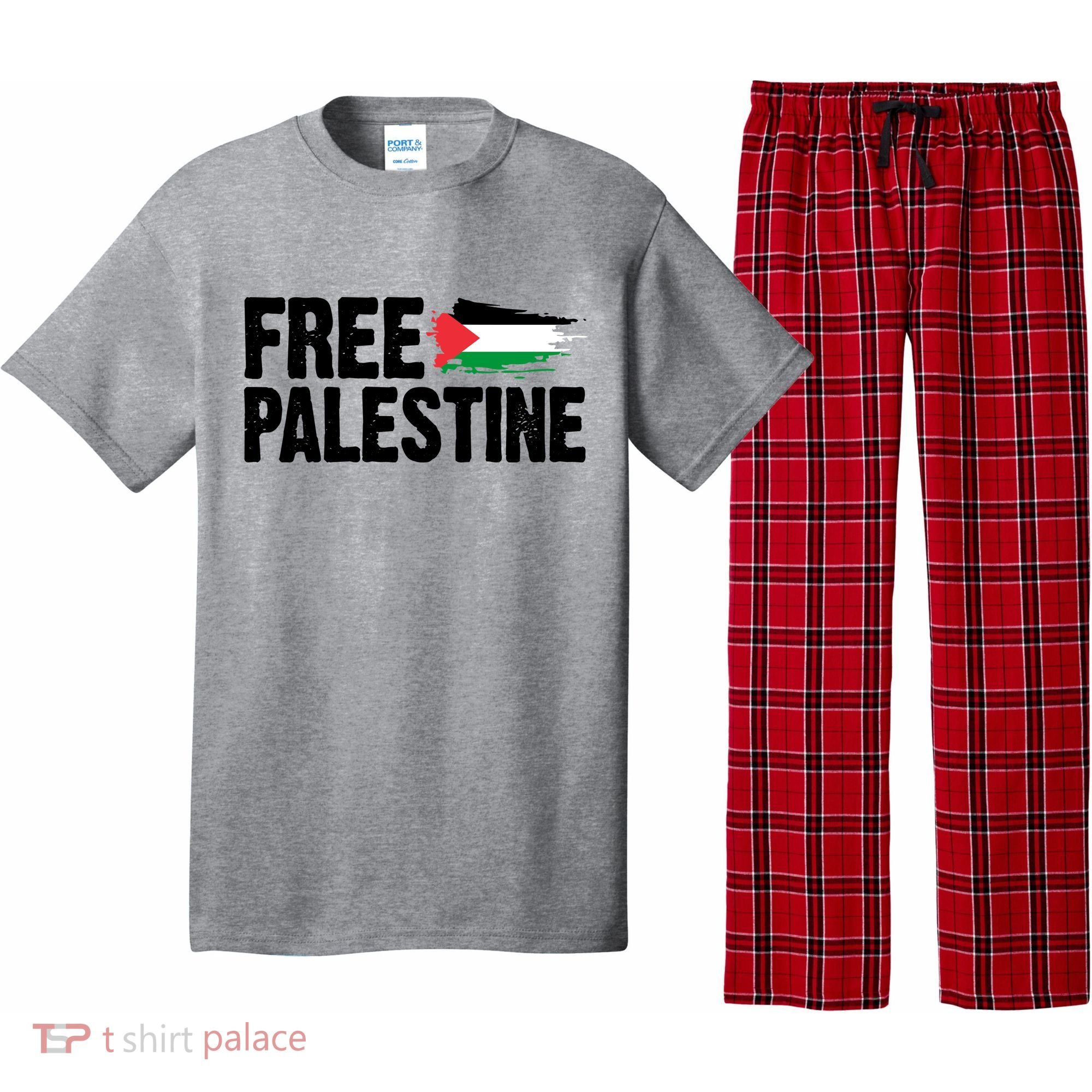 Free Palestine Flag Pajama Set