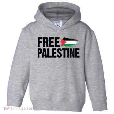 Free Palestine Flag Toddler Hoodie