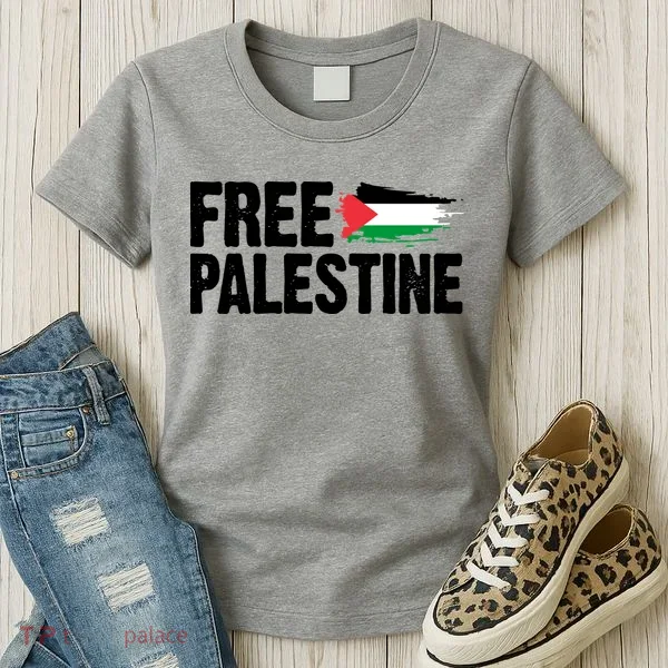 Free Palestine Flag Women's T-Shirt