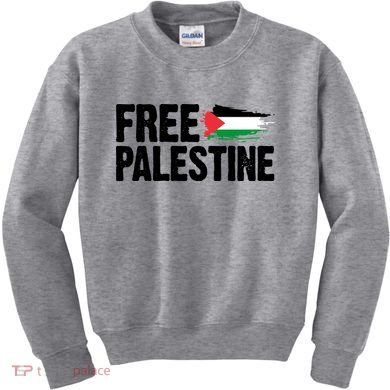 Free Palestine Flag Kids Sweatshirt