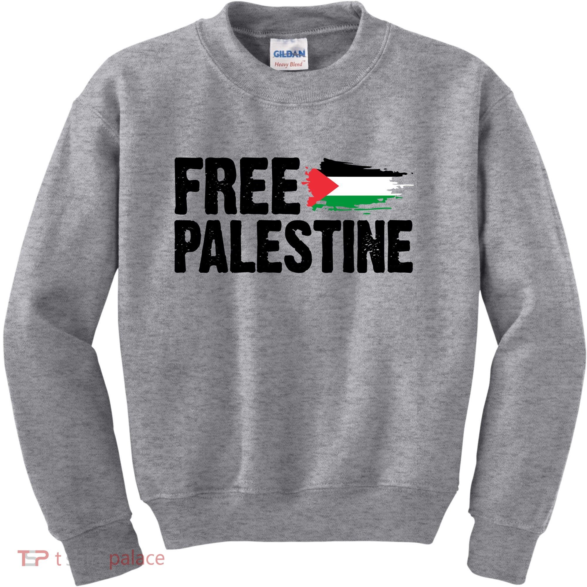 Free Palestine Flag Kids Sweatshirt
