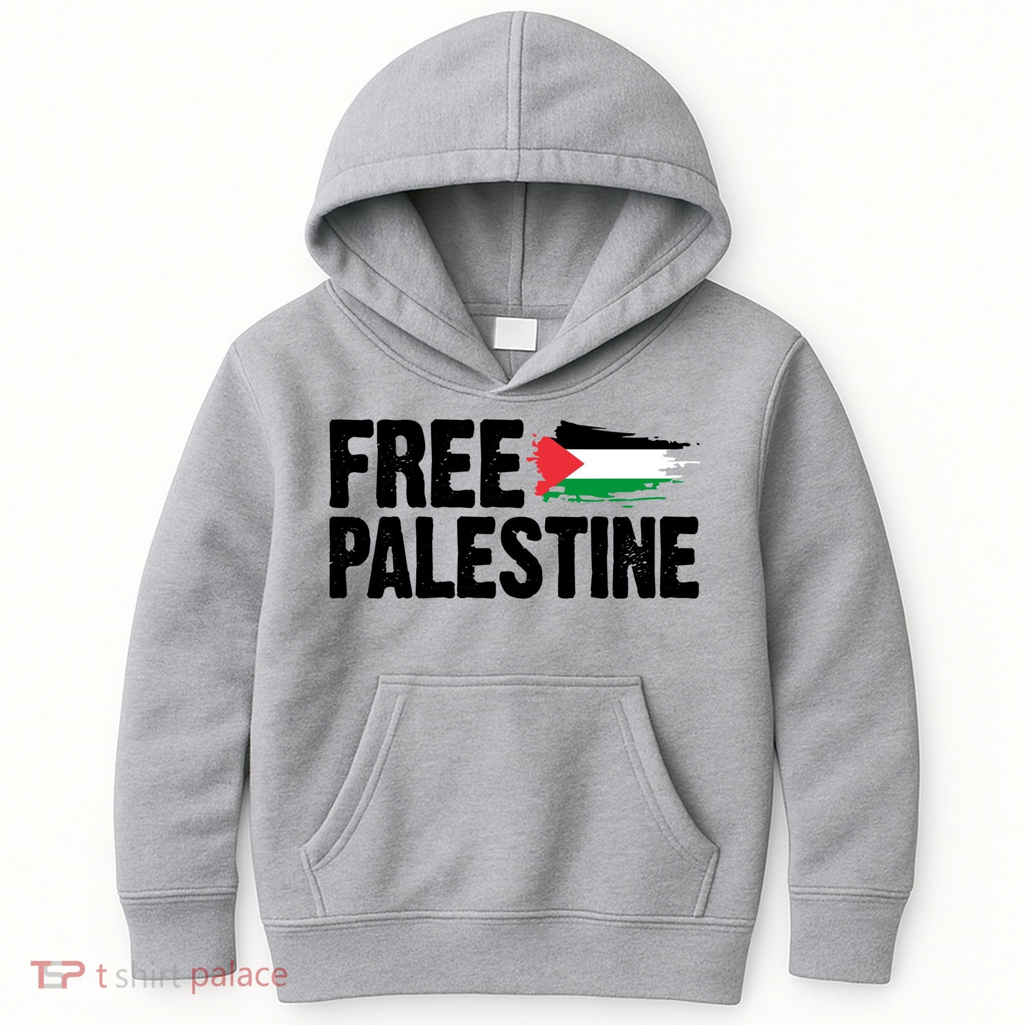 Free Palestine Flag Kids Hoodie