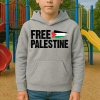Free Palestine Flag Kids Hoodie thumb 2