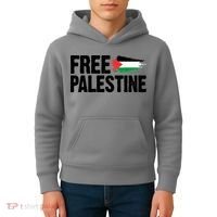 Free Palestine Flag Kids Hoodie thumb 4