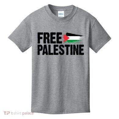 Free Palestine Flag Kids T-Shirt