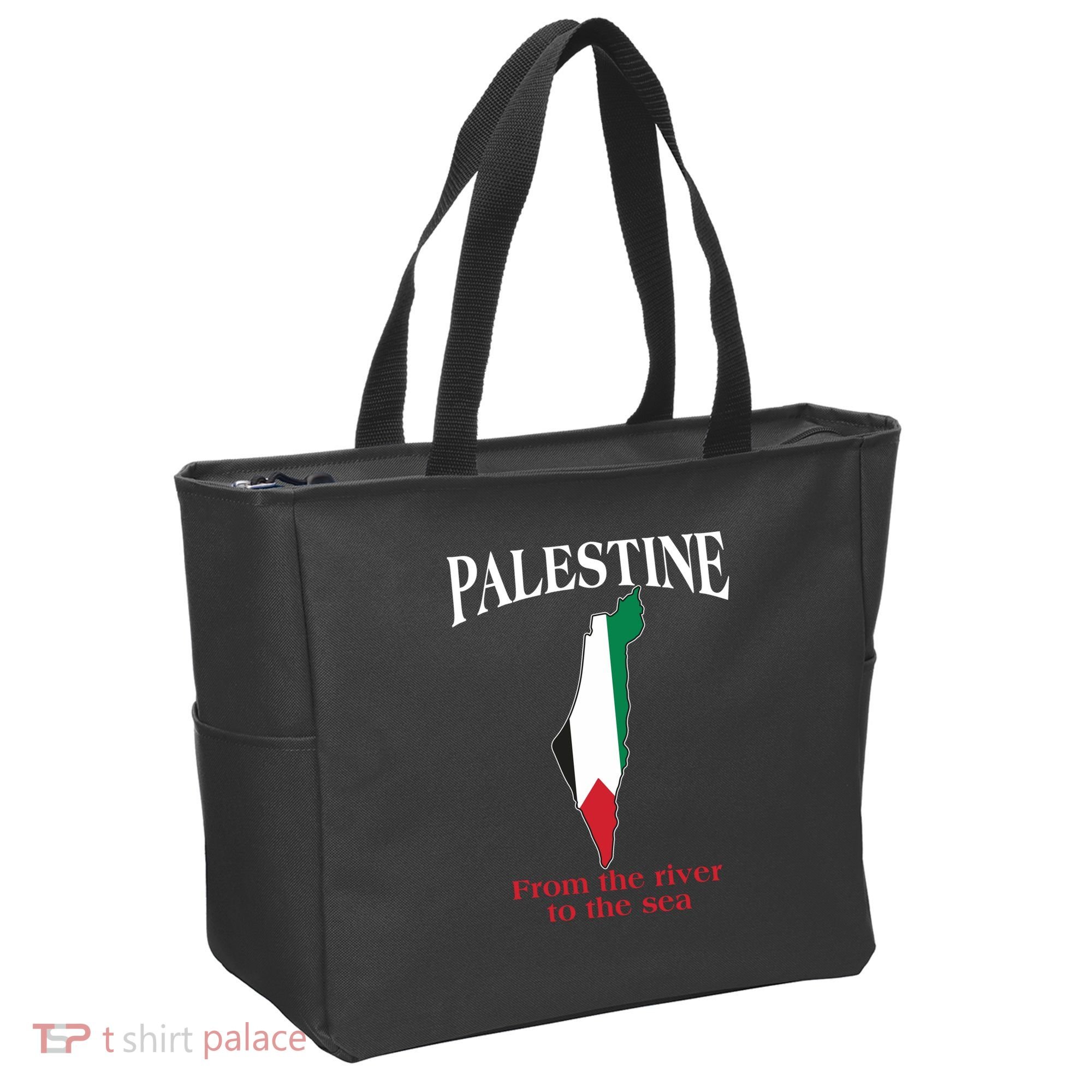 Free Palestine From The River To The Sea Tote Bag