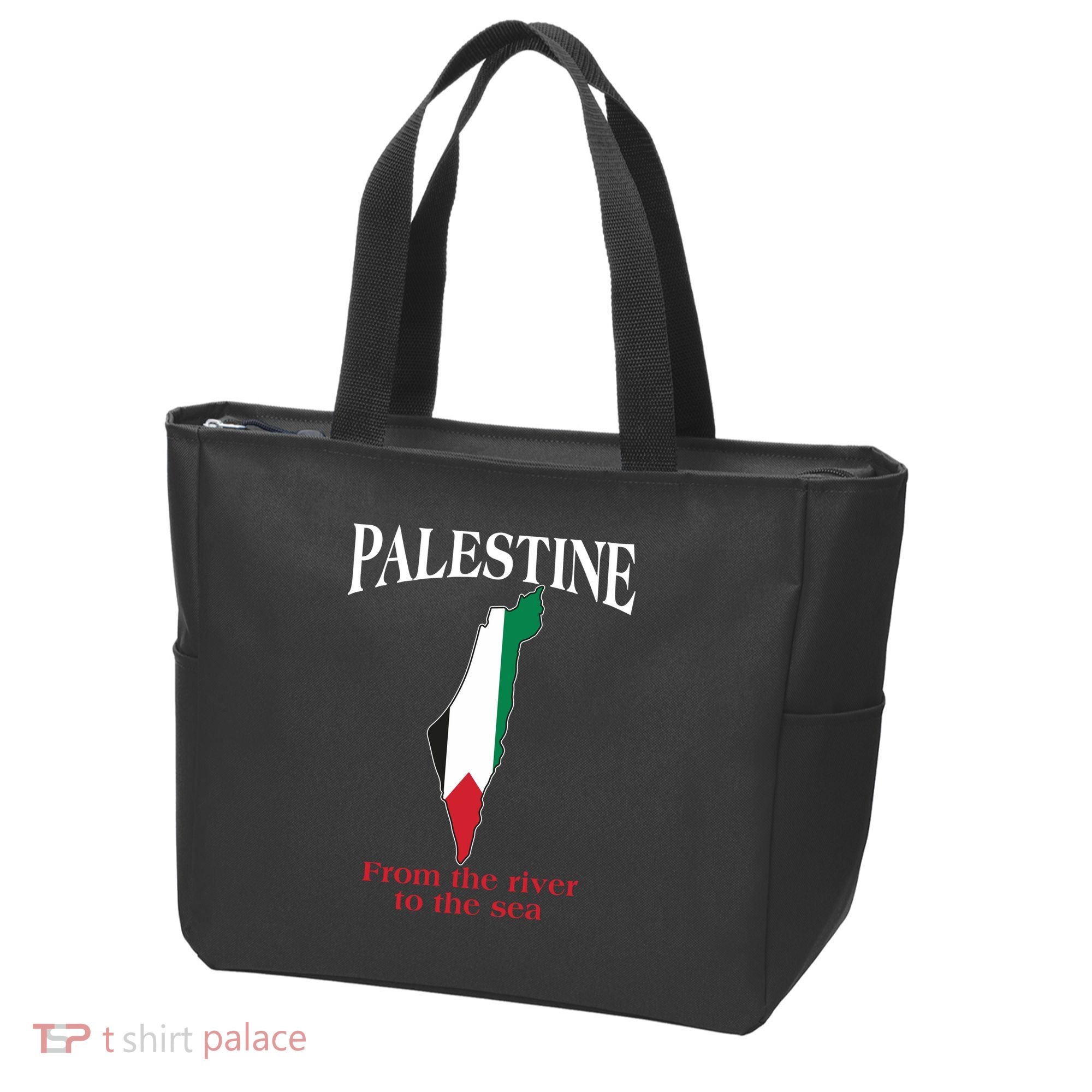 Free Palestine From The River To The Sea Tote Bag