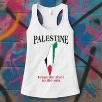 Free Palestine From The River To The Sea Women's Tank Top thumb 3