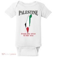 Free Palestine From The River To The Sea Baby Bodysuit thumb 0