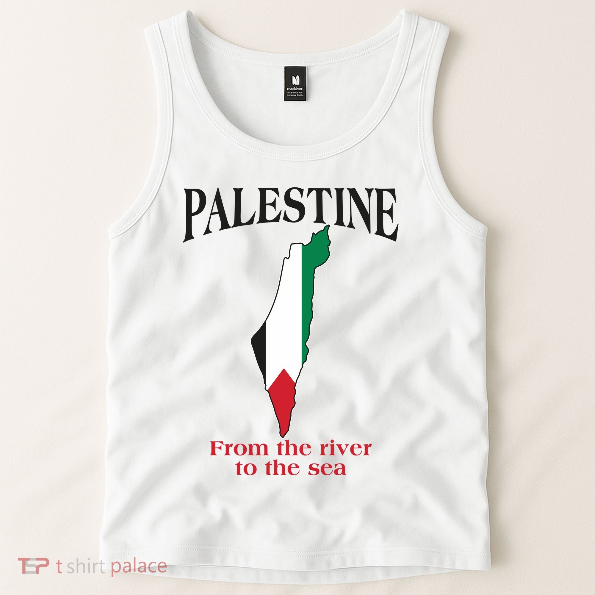Free Palestine From The River To The Sea Tank Top