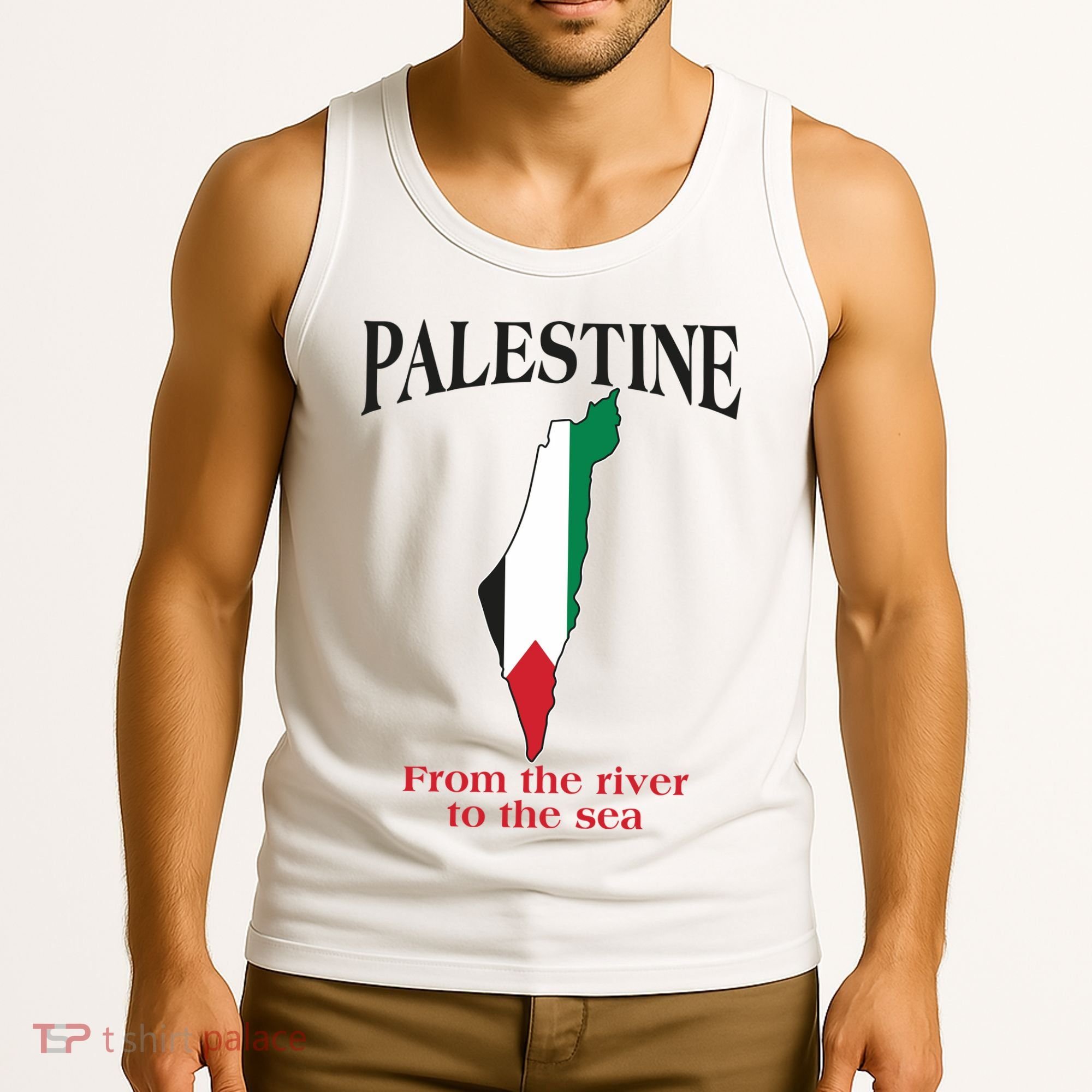 Free Palestine From The River To The Sea Tank Top